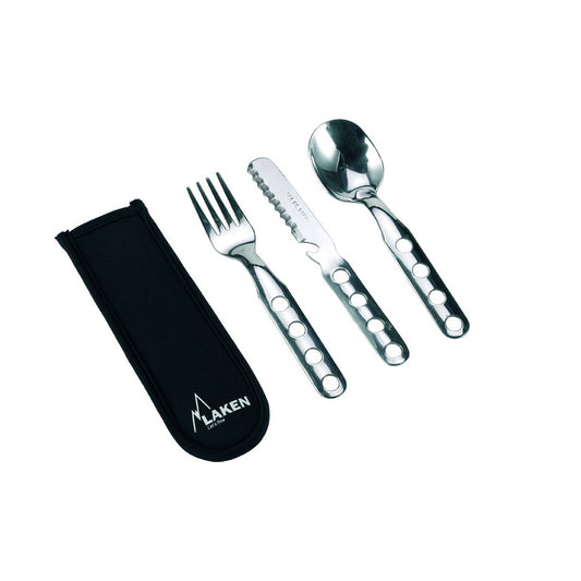 STAINLESS STEEL CUTLERY SET WITH NEOPRENE COVER