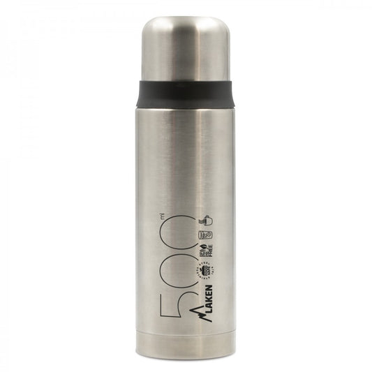 STAINLESS STEEL THERMO FLASK WITH CAP-MUG 17oz